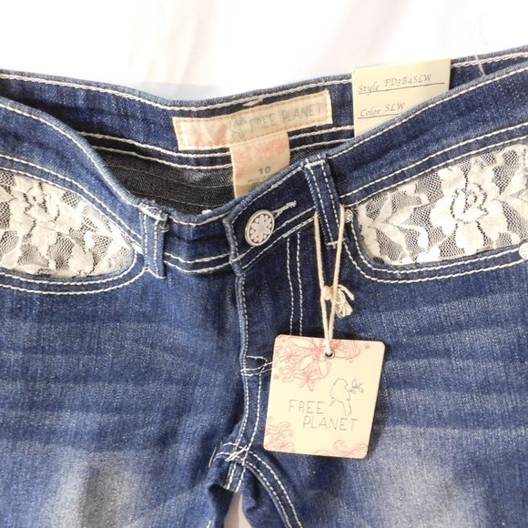 Free Planet Jeans Girl's Size 10 - Picture 4 of 5